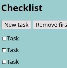 Checklist tool thumbnail